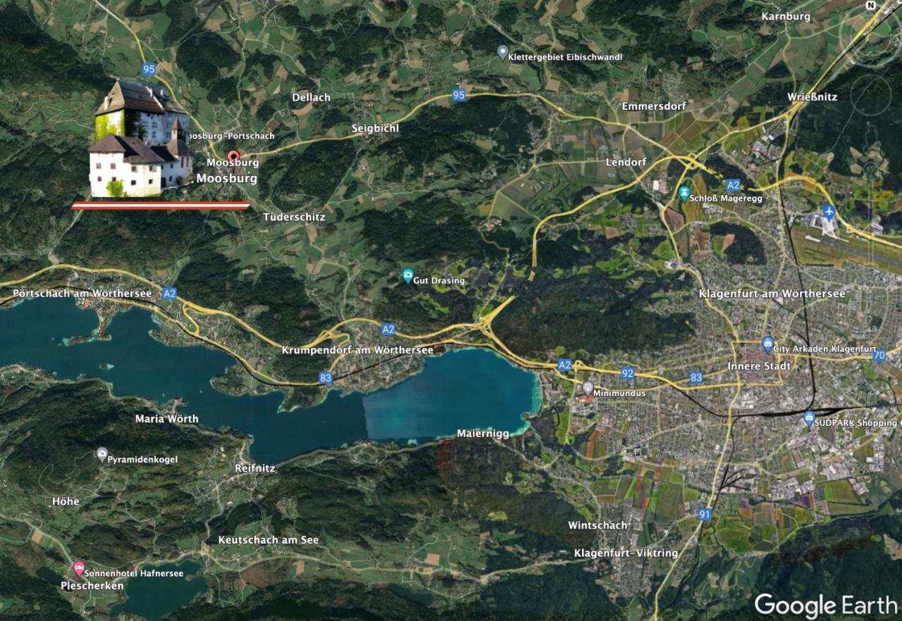 Schloss Moosburg Gaestehaus 外观 照片