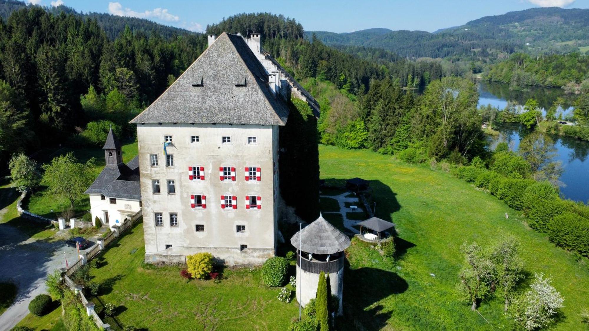 Schloss Moosburg Gaestehaus 外观 照片